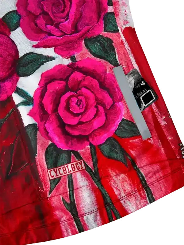 Billie Red Women's Reborn Cycling Jersey Pockets Cycology EU