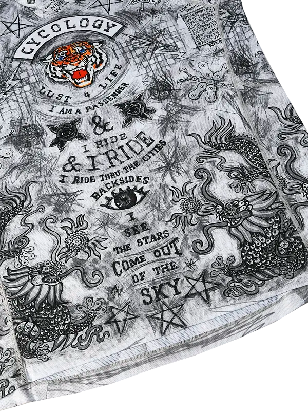 City of Angels Men's Grey Long Sleeve MTB Jersey