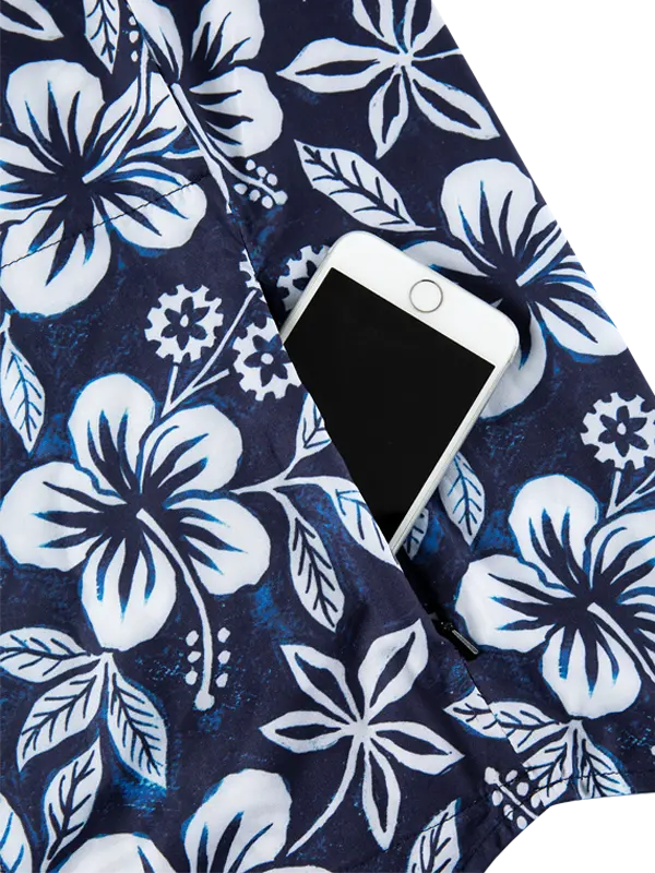 Oahu Hommes Bleu Gravel Chemise de cyclisme à poche | Cycology EU