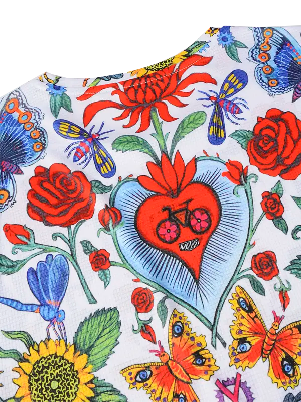 River Road Blanc Femme T shirt technique | Cycologie UE