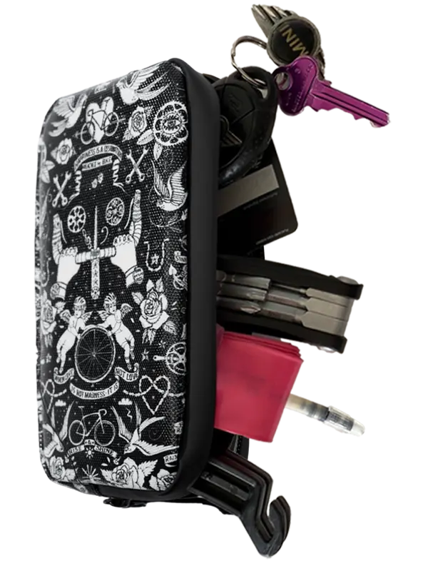 Velo Tattoo Black Cycling Wallet Cycology EU