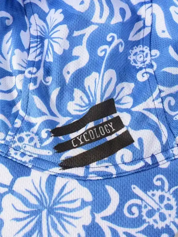 Waimea Blue Cycling Cap Close Up | Cycology EU