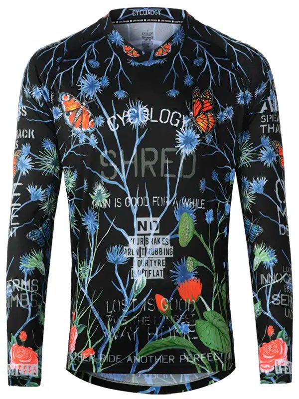 Long Sleeve Jersey Jersey Design For Bikers Gangsta Black Men's