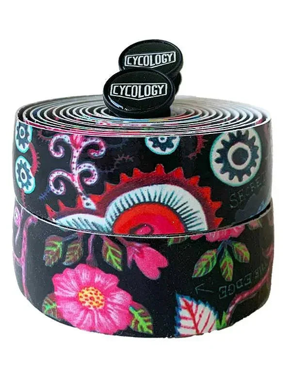 Secret Garden Black Handlebar Tape | Cycology EU