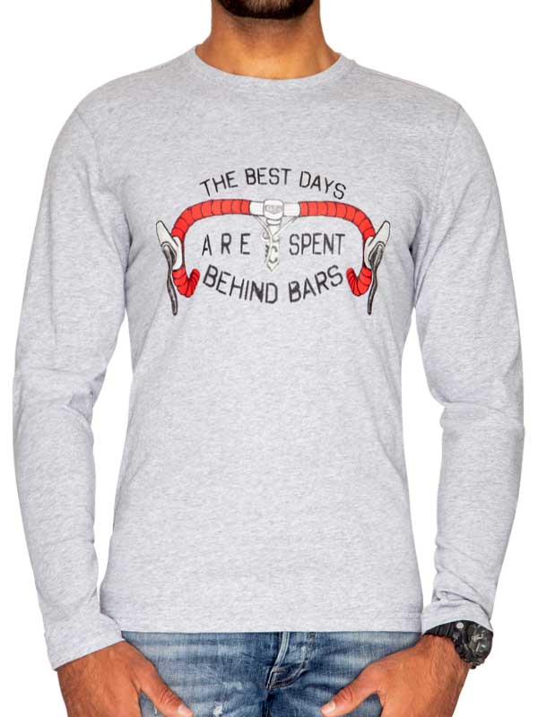 Best Days Behind Bars Long Sleeve T Shirt - Cycology Clothing Europe