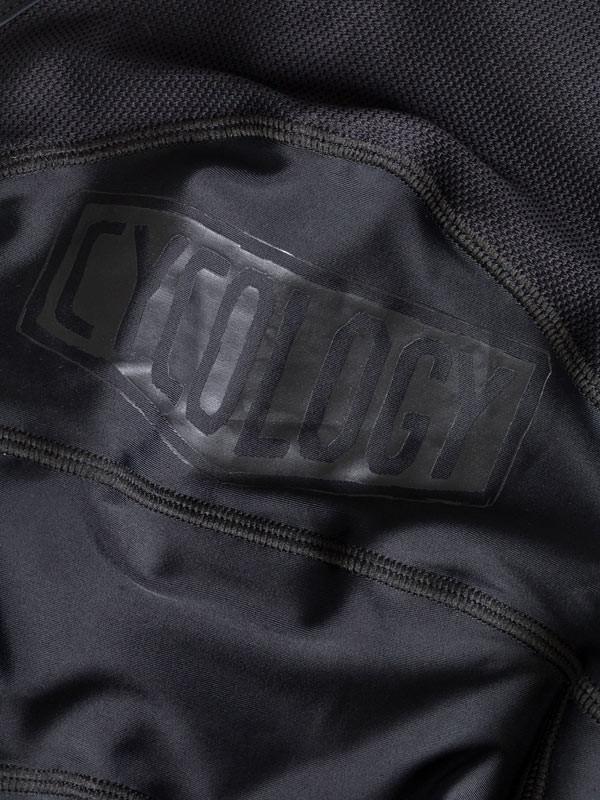 Cuissard à bretelles Cycology Logo (noir/orange) pour hommes - Cycology Clothing Europe