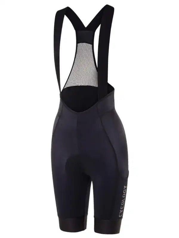 Cycology Women s Black Cargo Cycling Bib Shorts Cycology EU Cycology Clothing Europe