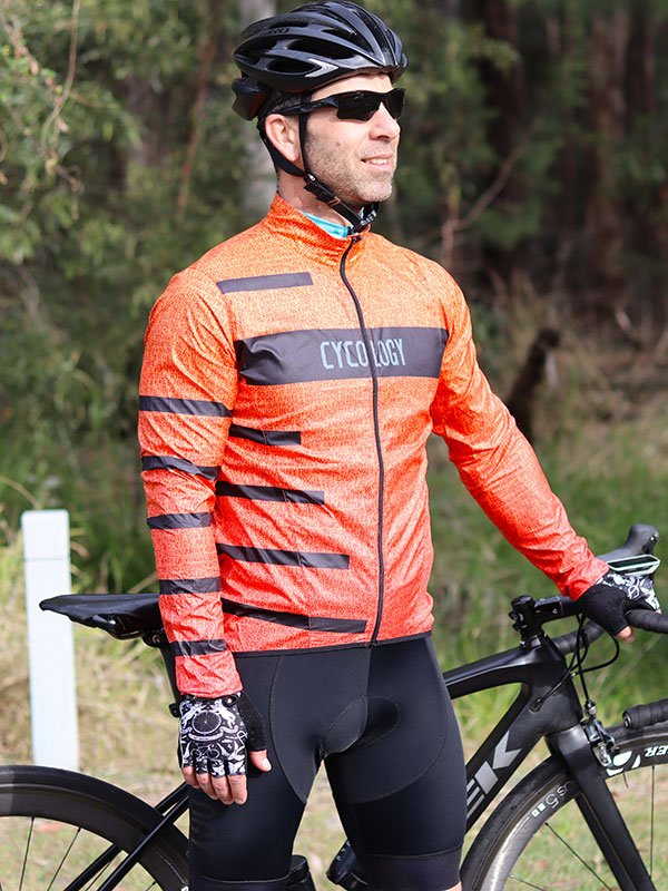 Inspire Lightweight Windproof Cycling Jacket on model- Cycology Clothing Europe