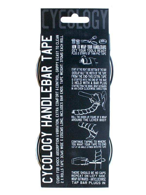 Cycology handlebar tape with grip, shock absorption, and installation guide for cycling bikes