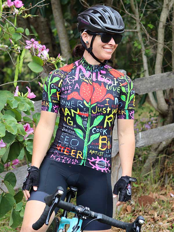 See me (Black) Women's Cycling Jersey - Cycology Clothing Europe