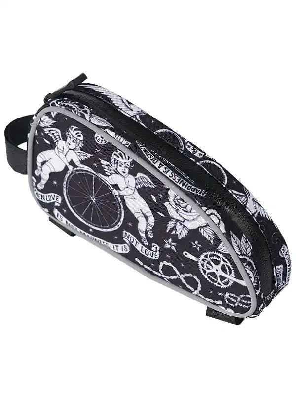tattoo aufbewahrung Velo Tattoo Black Top Tube Bike Bag | Cycology EU