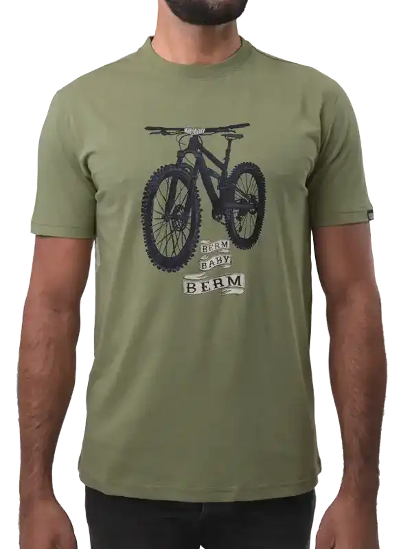 Ride MTB Men's Grey Cycling T-Shirt Cycology EU