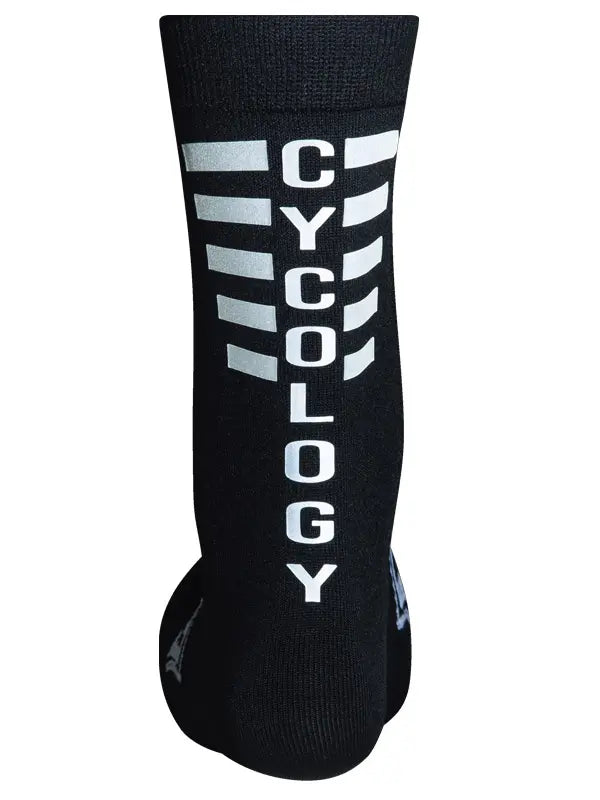 Cycology Reflective Cycling Socks Black - 3 Pack