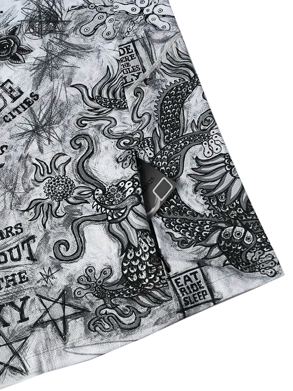 City of Angels Men's Grey Long Sleeve MTB Jersey  zip pocket 