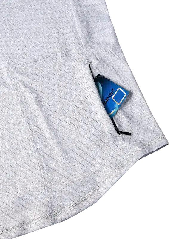 Day of The Shred Grey Women's Long Sleeve MTB Jersey Back Zip Pocket 