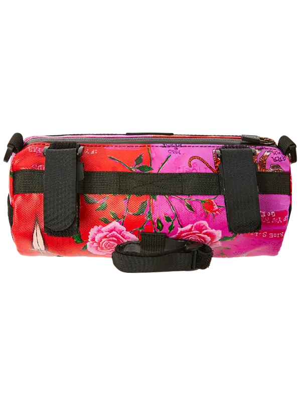 Floral-patterned bike handlebar bag with 'Cycology' branding
