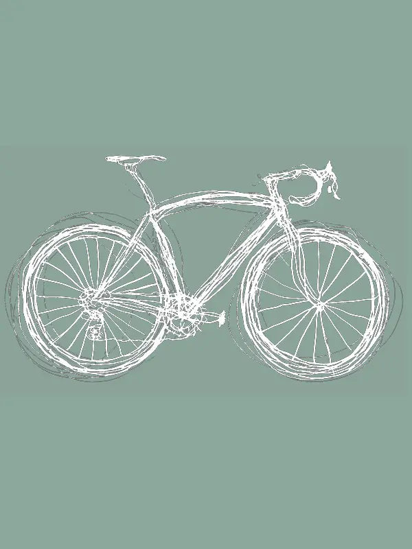 Just Bike Men's T-shirt Light Green