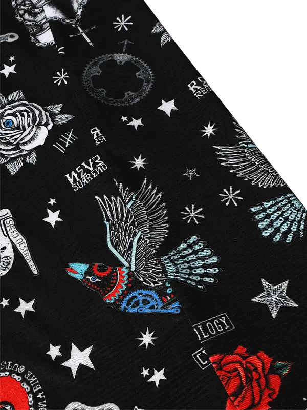 Tattoo Black Men's Sleeveless Cycling Base Layer Back  Cycology EU