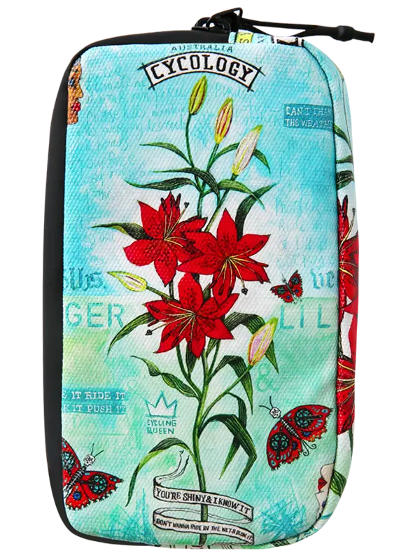 Tiger Lily Cycling Wallet