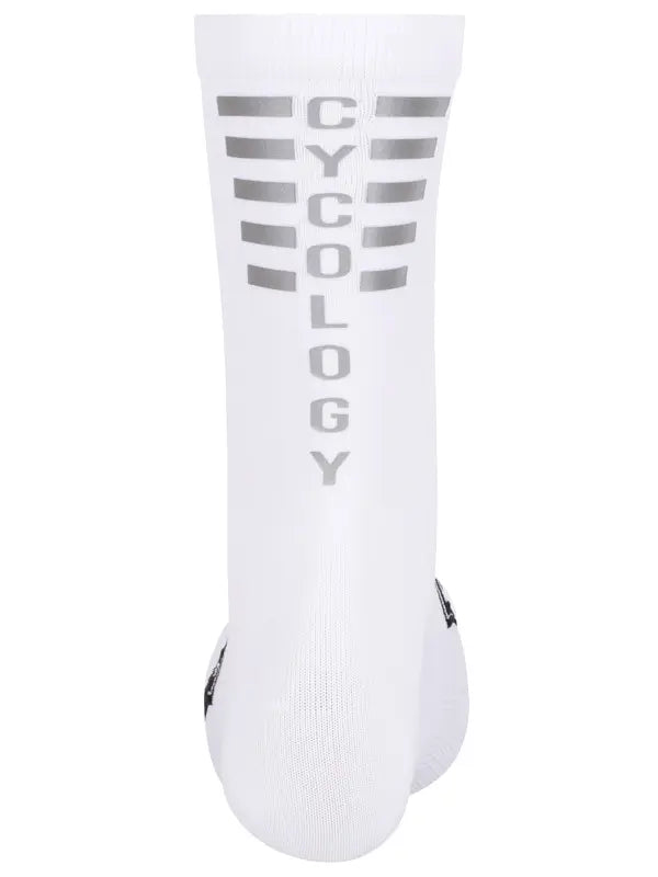 Cycology Reflective Cycling Socks White - 3 Pack