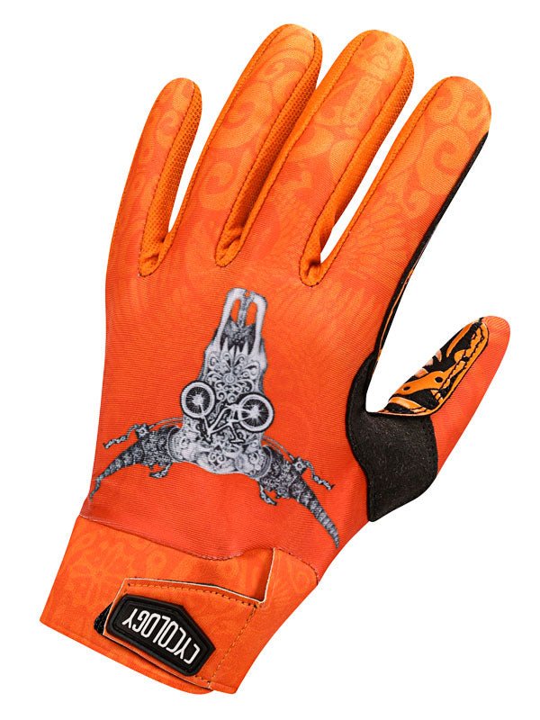 mtb handschuhe orange Life Behind Bars Orange MTB Gloves | Cycology EU