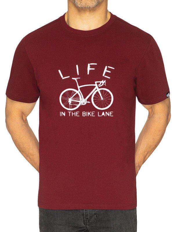 Life In The Bike Lane Men's T Shirt - Cycology Clothing Europe