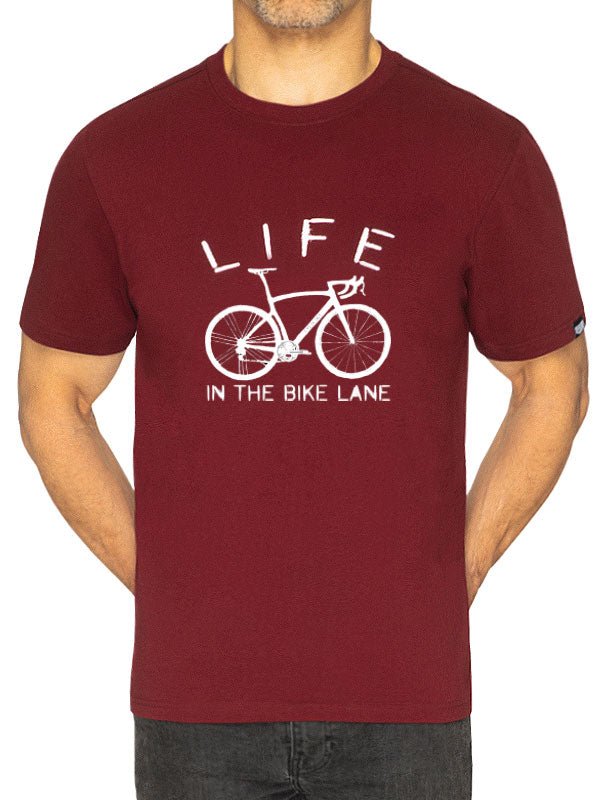 Kiwistar - T-Shirt - burgund - Rennrad Fahrrad Evolution Motiv Kiwistar - T-Shirt - burgund - Rennrad Fahrrad Evolution Motiv