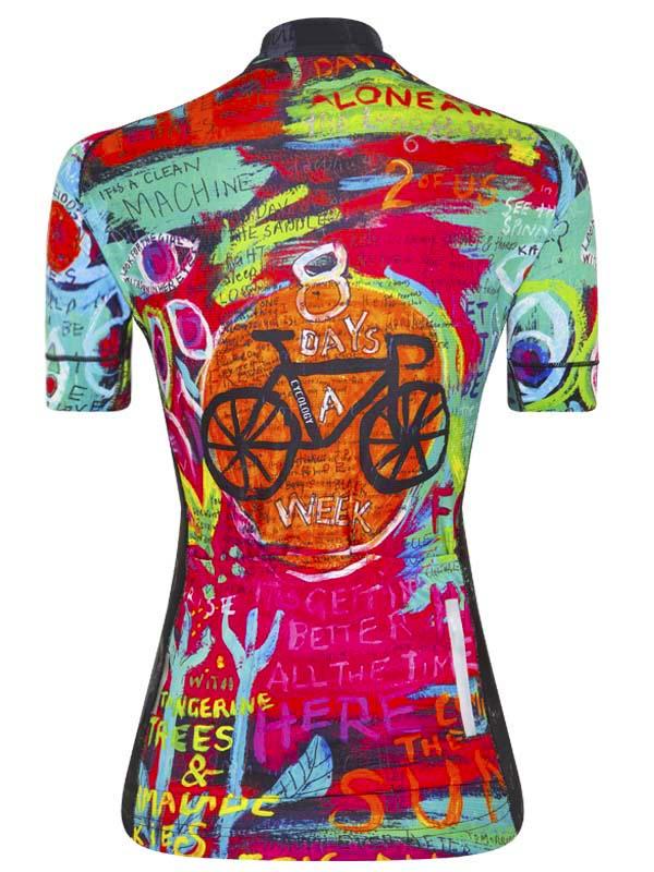 8 Days (Aqua) Women's Cycling Jersey - Cycology Clothing Europe