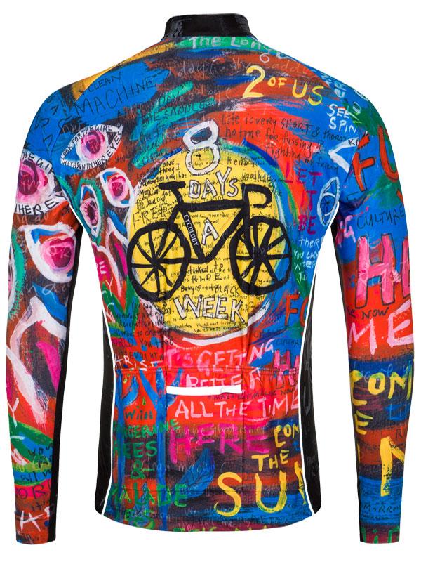 8 Days Men's Long Sleeve Jersey - Cycology Clothing Europe