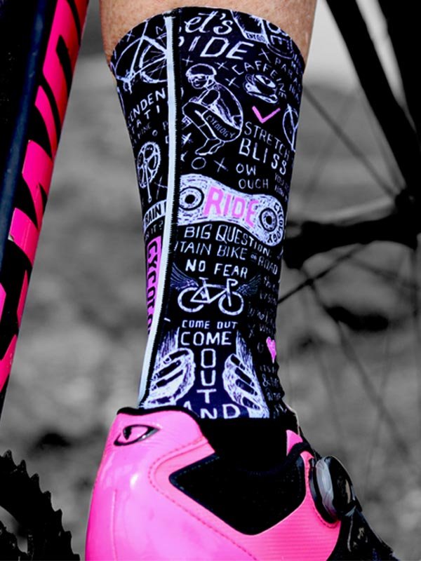 Bike Graffiti Aero Cycling Socks - Cycology Clothing Europe