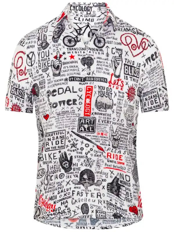 Bike Graffiti Gravel Shirt - Cycology Clothing Europe