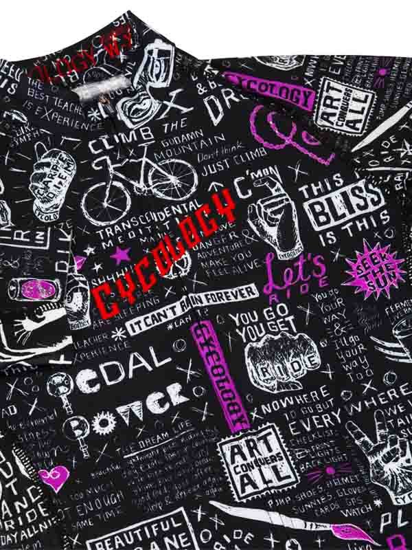 Bike Graffiti Women's Cycling Jersey - Cycology Clothing Europe