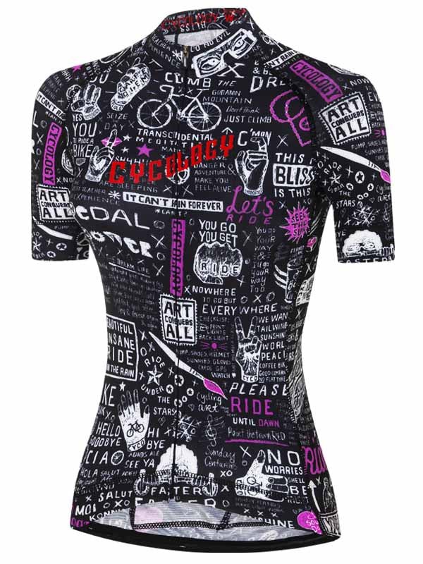 Bike Graffiti Women's Cycling Jersey - Cycology Clothing Europe