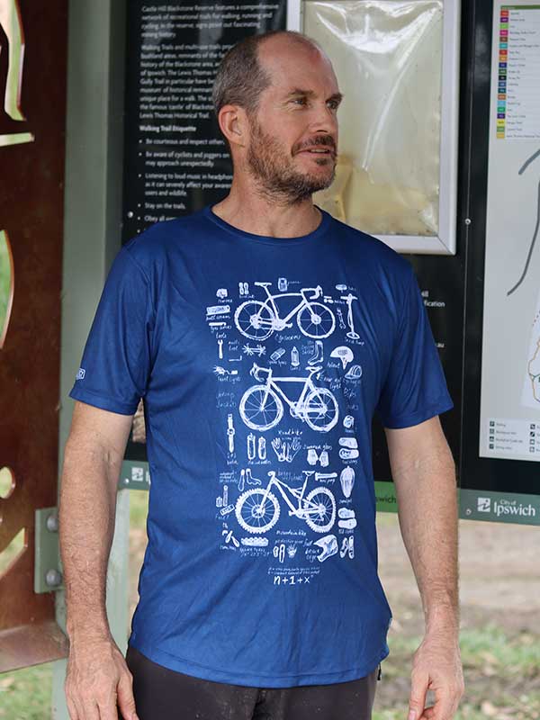Bike Maths Technical T-Shirt - Cycology Clothing Europe