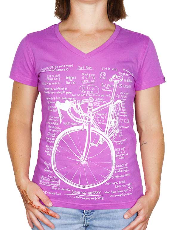 Cognitive Therapy (Pink) Women's T Shirt - Cycology Clothing Europe