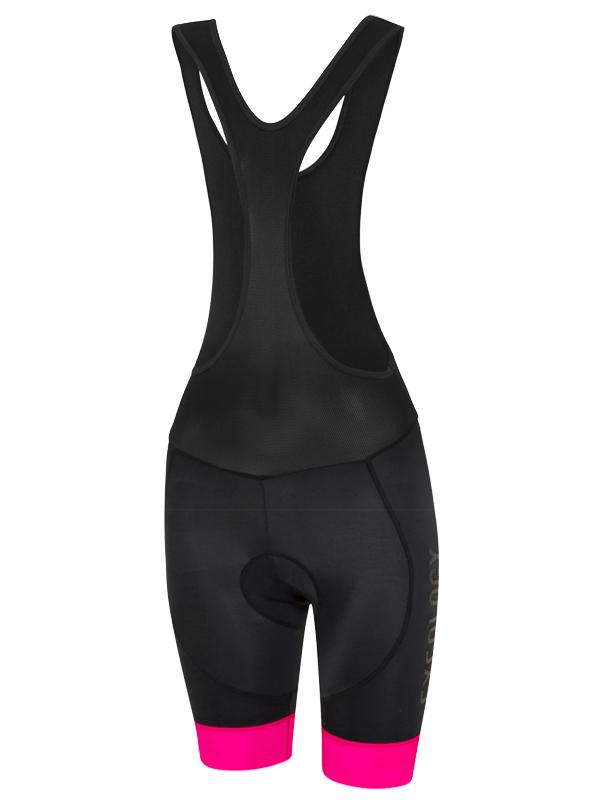 Women's Bib Shorts Black/Pink