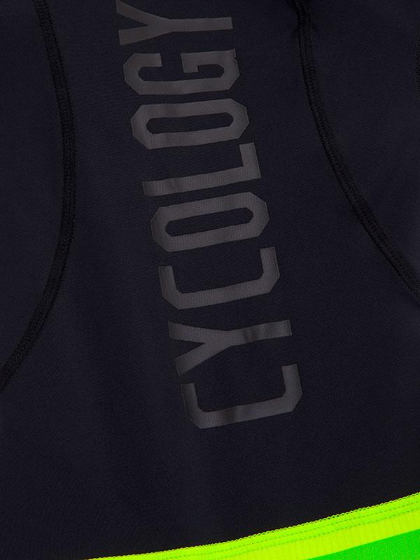 Cycology Womens Logo (Black/Multi) Bib Shorts - Cycology Clothing Europe