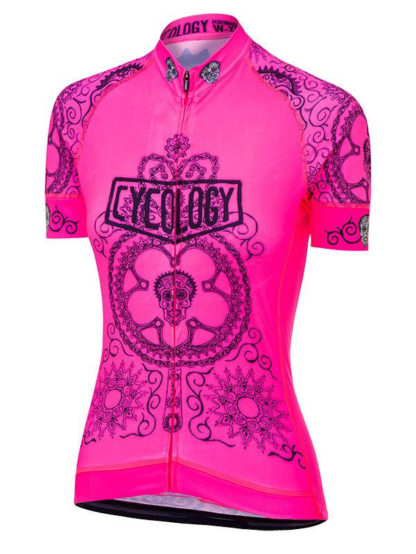 Day of the Living (Pink) Women's Jersey - Cycology Clothing Europe