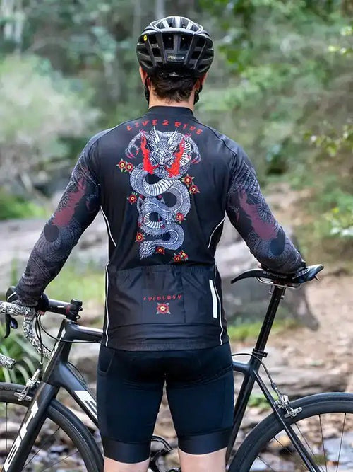 Long sleeve cycling top on sale