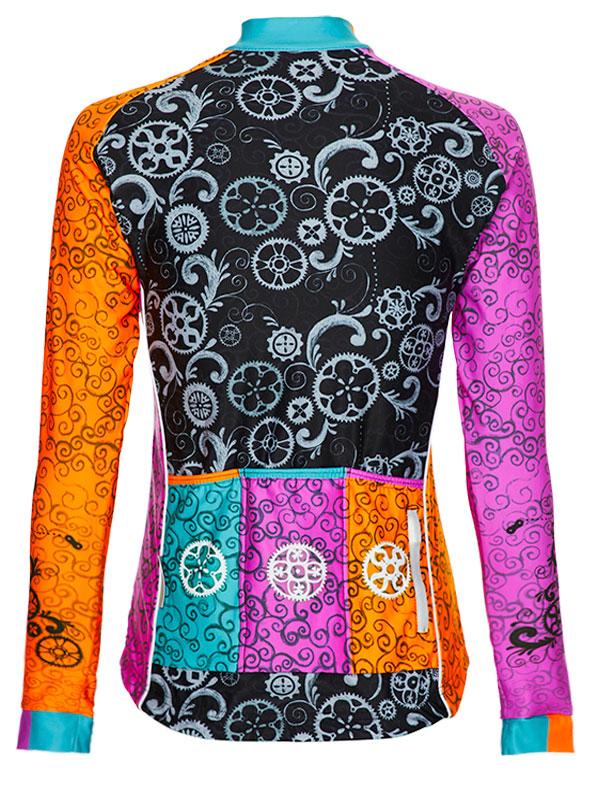 Extra Lucky Chain Ring Women's Long Sleeve Cycling Jersey - Cycology Clothing Europe