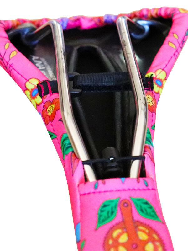 Frida (Pink) Bike Saddle Cover - Cycology Clothing Europe