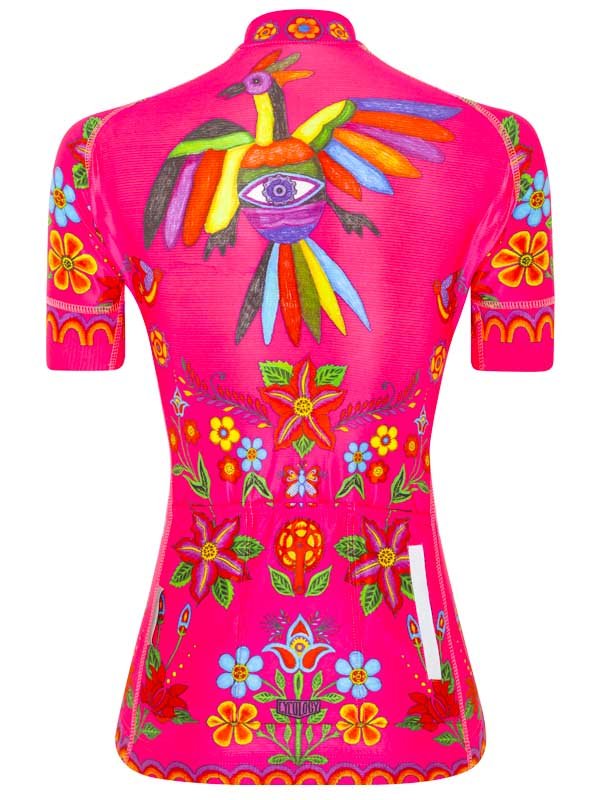 Frida (Pink) Women's Cycling Jersey - Cycology Clothing Europe