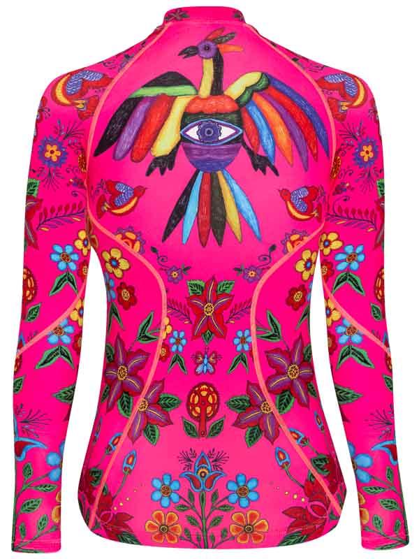 Frida (Pink) Women's Long Sleeve Base Layer - Cycology Clothing Europe