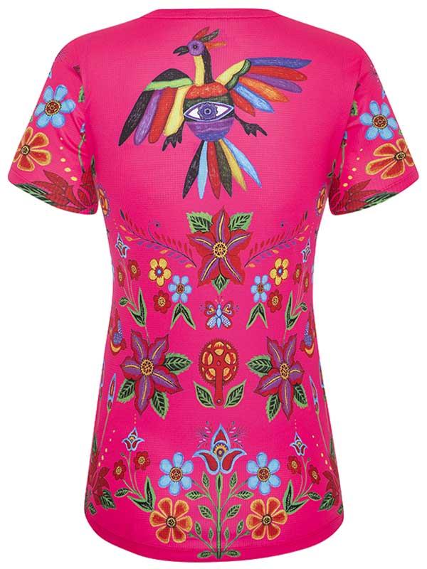 Frida (Pink) Women's Technical T-Shirt - Cycology Clothing Europe