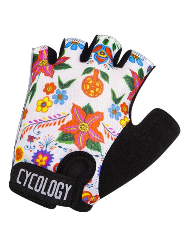 Frida (White) Cycling Gloves - Cycology Clothing Europe