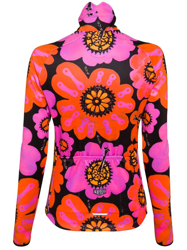 Pedal Flower Windproof Winter Jacket - Cycology Clothing Europe
