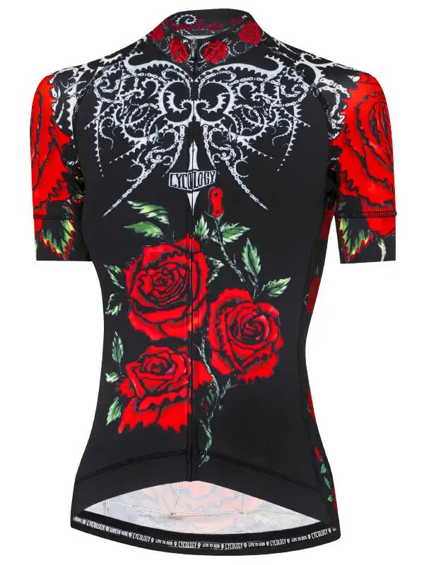 Red Rose Women's Jersey - Cycology Clothing Europe
