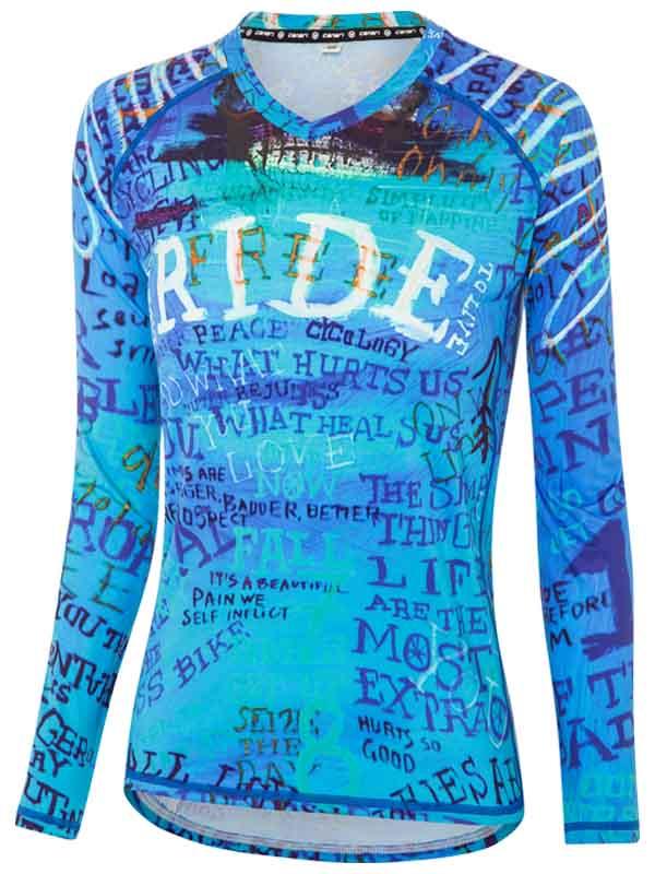 Ride Women's Long Sleeve MTB Jersey - Cycology Clothing Europe