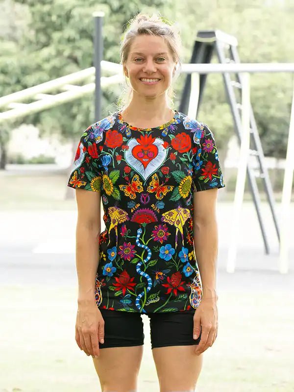 River Road Black Women's Technical T-Shirt - Cycology Clothing Europe