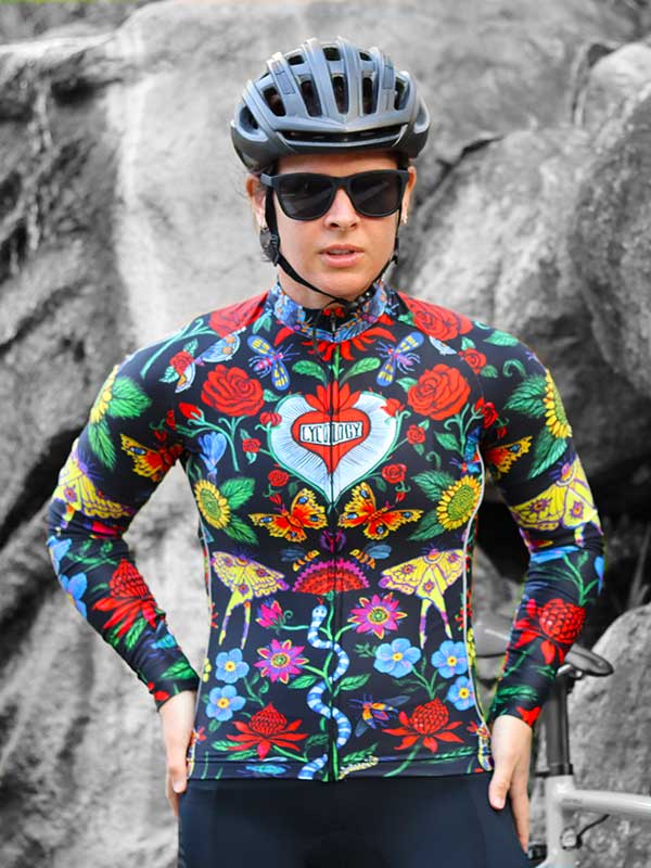 River Road Women's Long Sleeve Jersey - Cycology Clothing Europe